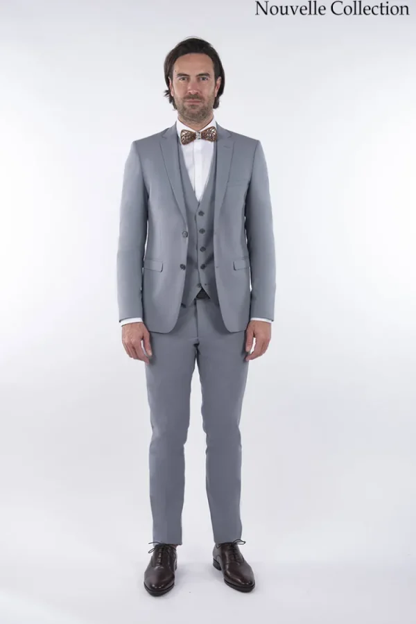 Palenzo Prêt-à-porter | Costume slim fit - Gris