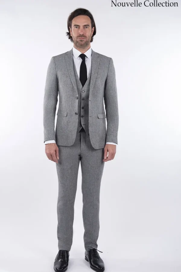 Palenzo Prêt-à-porter | Costume slim fit - Gris