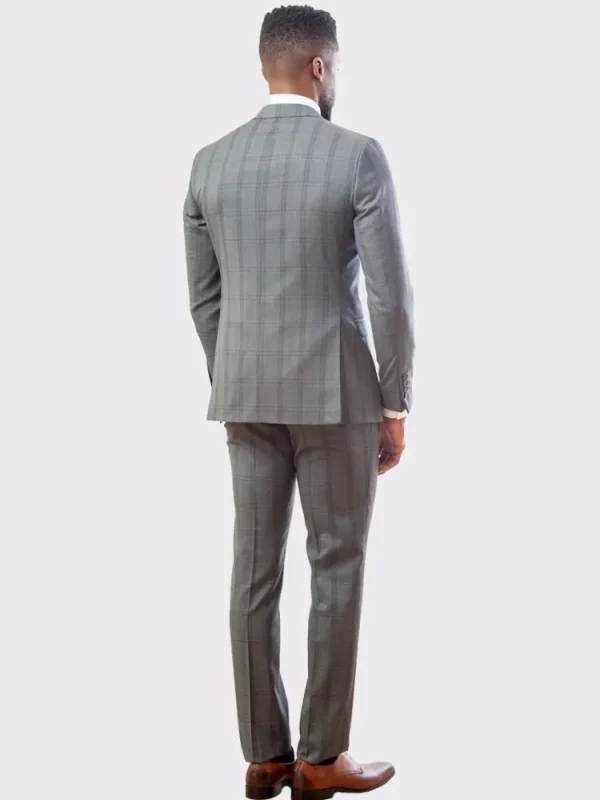 Palenzo Prêt-à-porter | Costume slim fit - Gris
