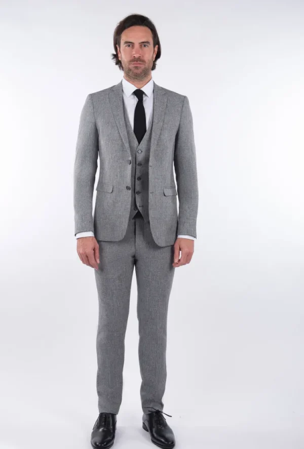 Palenzo Prêt-à-porter | Costume slim fit - Gris