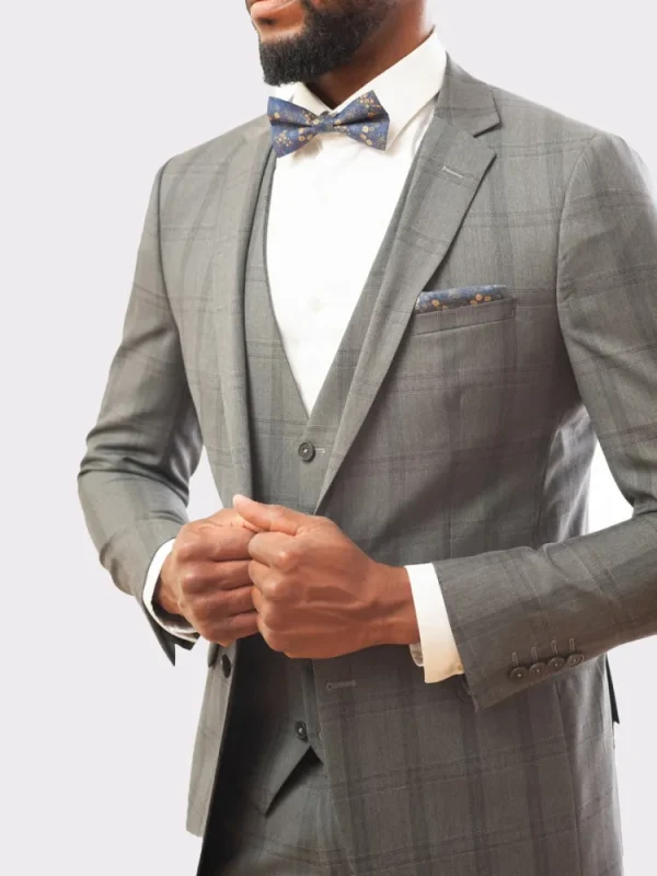 Palenzo Prêt-à-porter | Costume slim fit - Gris