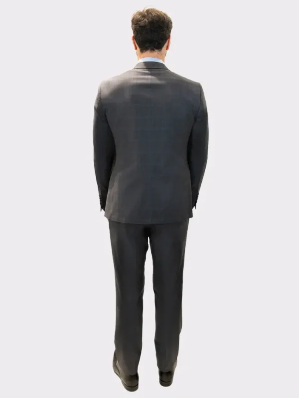 Palenzo Prêt-à-porter | Costume slim fit - Gris et bleu