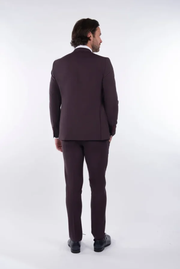 Palenzo Prêt-à-porter | Costume slim fit - Prune