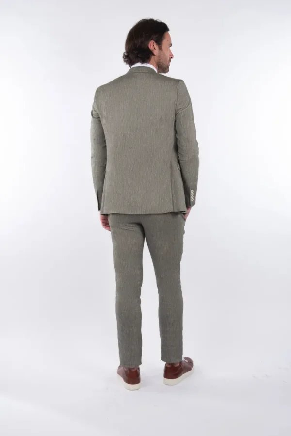 Palenzo Prêt-à-porter | Costume slim fit - Vert tilleul