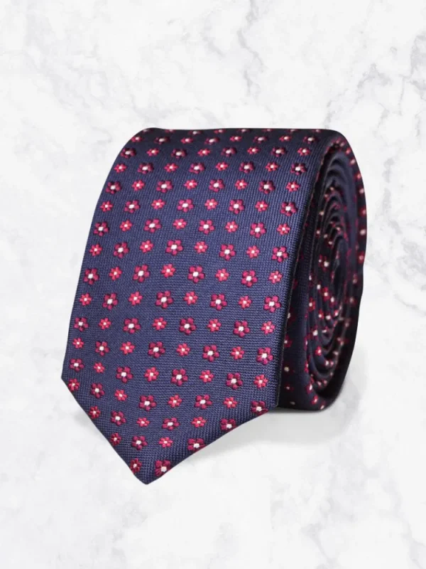 Palenzo Accessoires Et Chaussures | Cravates Et Nœuds Papillon | Cravate - Bleu à fleurs