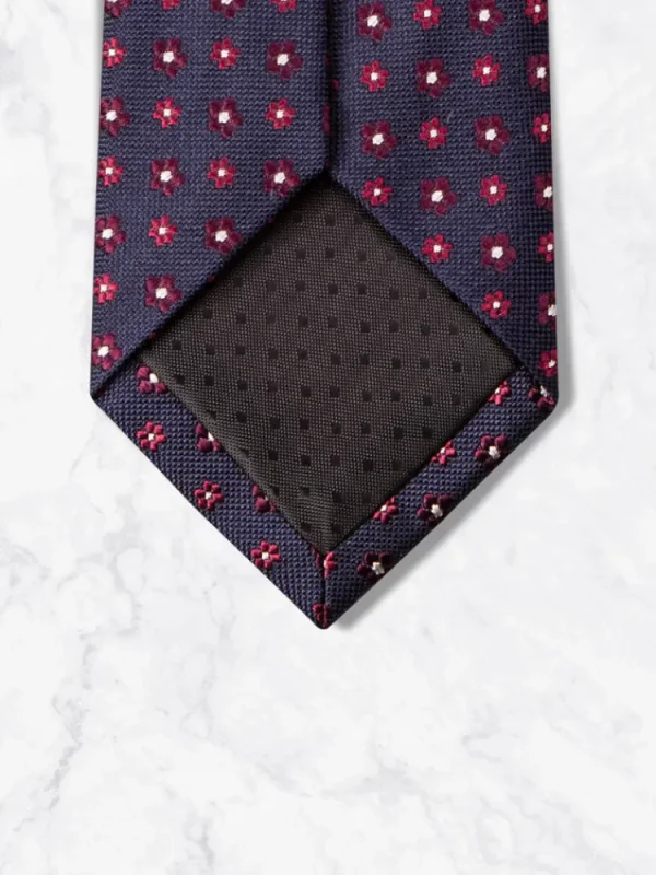 Palenzo Accessoires Et Chaussures | Cravates Et Nœuds Papillon | Cravate - Bleu à fleurs