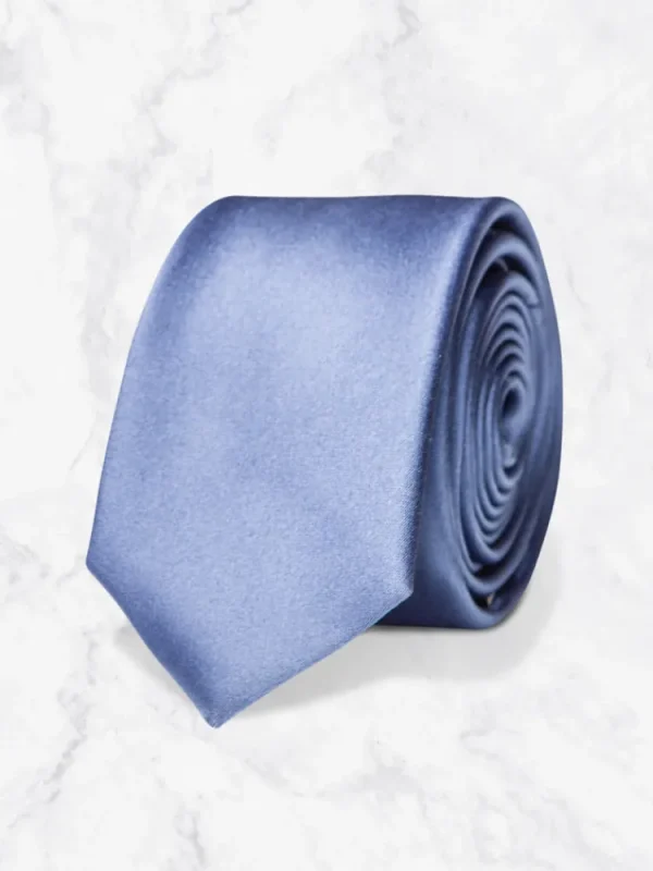 Palenzo Accessoires Et Chaussures | Cravates Et Nœuds Papillon | Cravate - Bleu satin