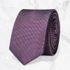 Palenzo Accessoires Et Chaussures | Cravates Et Nœuds Papillon | Cravate - Prune quadrillée