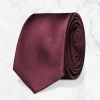 Palenzo Accessoires Et Chaussures | Cravates Et Nœuds Papillon | Cravate - Prune satin