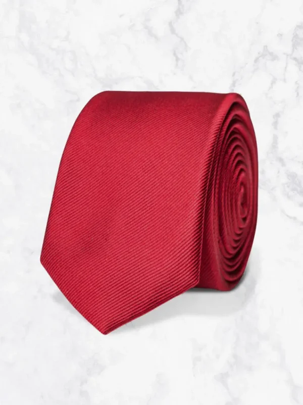 Palenzo Accessoires Et Chaussures | Cravates Et Nœuds Papillon | Cravate - Rouge à rayures