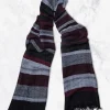 Palenzo Accessoires Et Chaussures | Echarpe - Gris et bordeaux