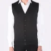 Palenzo Prêt-à-porter | Mailles, Gilets | Gilet sans manche - Anthracite