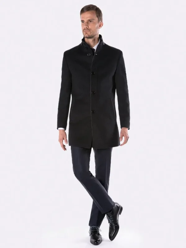 Palenzo Prêt-à-porter | Manteaux | Manteau slim - Anthracite