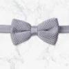 Palenzo Accessoires Et Chaussures | Cravates Et Nœuds Papillon | Nœud papillon tricoté - Gris