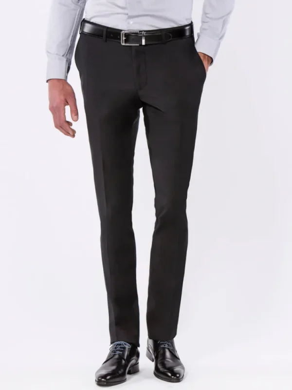 Palenzo Prêt-à-porter | Pantalons | Pantalon slim fit - Bleu noir