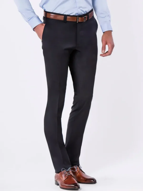 Palenzo Prêt-à-porter | Pantalons | Pantalon slim fit - Bleu nuit
