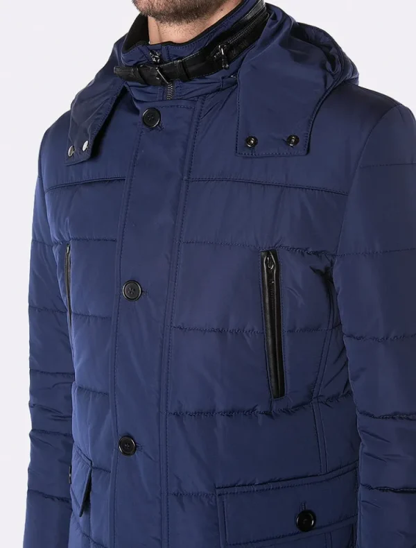 Palenzo Prêt-à-porter | Manteaux | Parka slim - Bleu