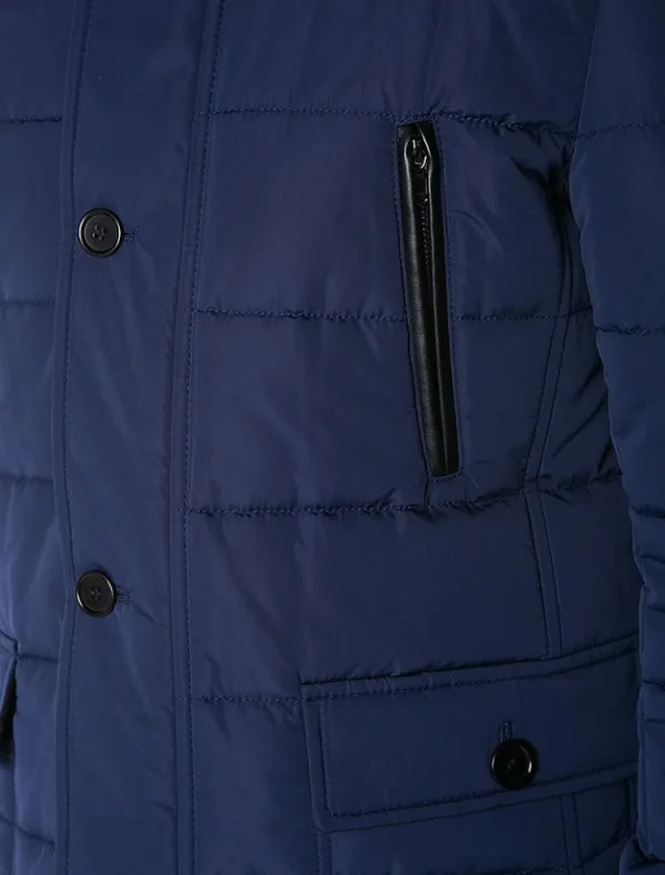 Palenzo Prêt-à-porter | Manteaux | Parka slim - Bleu