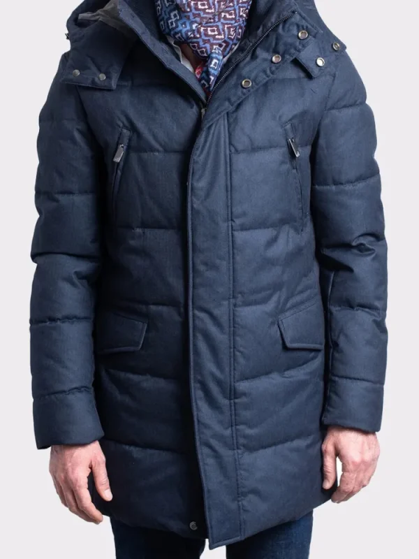 Palenzo Prêt-à-porter | Manteaux | Parka slim - Bleu marine