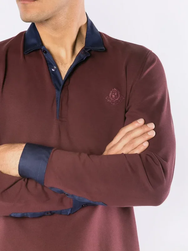 Palenzo Prêt-à-porter | Polo, Tee-shirt | Polo - Bordeaux et bleu