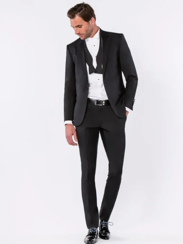 Palenzo Cérémonie | Prêt-à-porter | Smocking slim fit - Noir