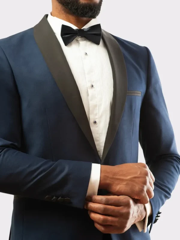Palenzo Cérémonie | Prêt-à-porter | Smoking slim fit - Bleu