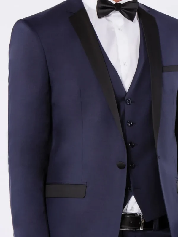 Palenzo Cérémonie | Prêt-à-porter | Smoking slim fit - Bleu marine