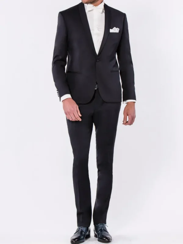 Palenzo Cérémonie | Prêt-à-porter | Smoking slim fit - Bleu nuit