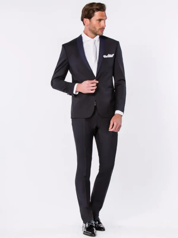 Palenzo Cérémonie | Prêt-à-porter | Smoking slim fit - Bleu nuit