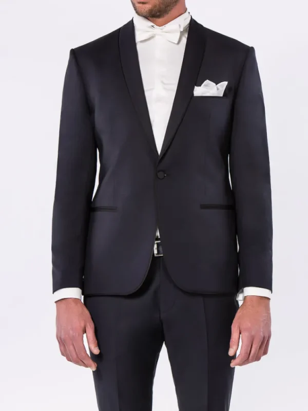 Palenzo Cérémonie | Prêt-à-porter | Smoking slim fit - Bleu nuit