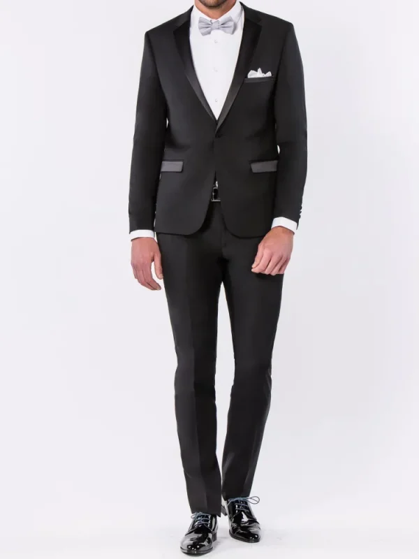 Palenzo Cérémonie | Prêt-à-porter | Smoking slim fit - Noir