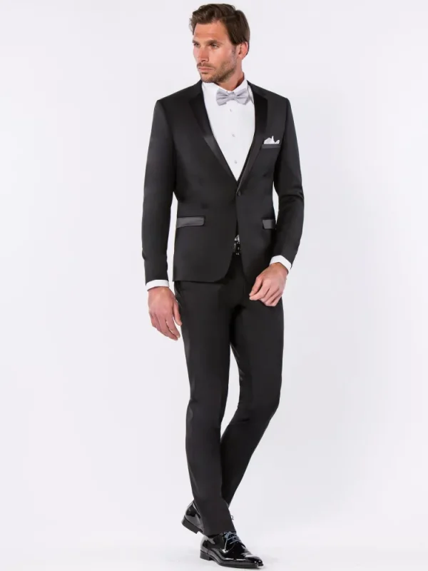 Palenzo Cérémonie | Prêt-à-porter | Smoking slim fit - Noir