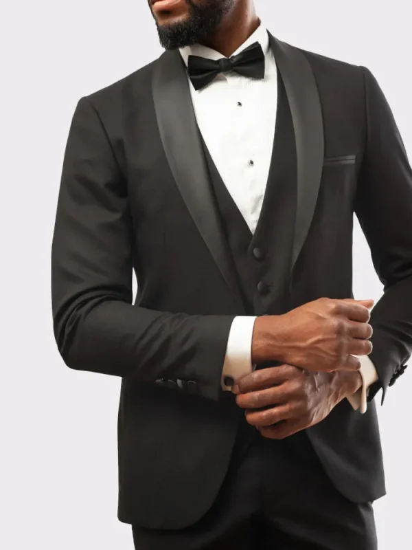 Palenzo Cérémonie | Prêt-à-porter | Smoking slim fit - Noir