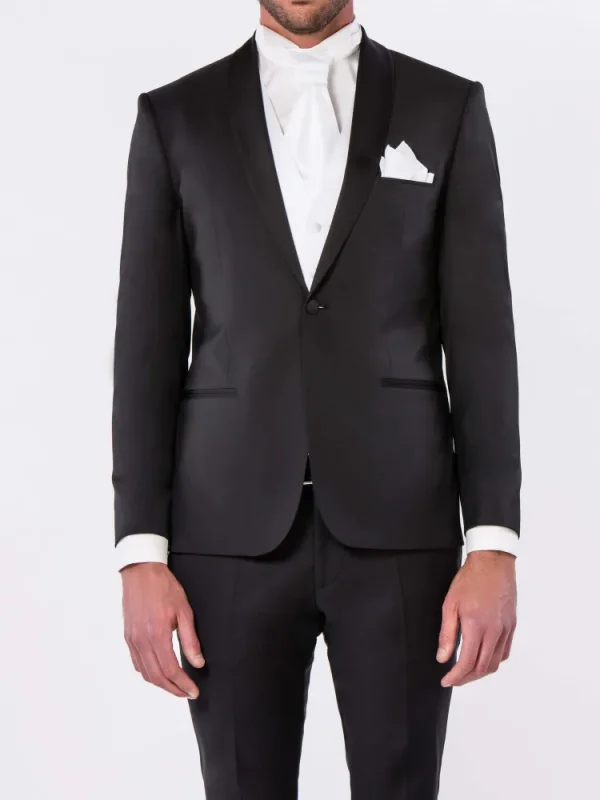 Palenzo Prêt-à-porter | Cérémonie | Smoking slim fit - Noir