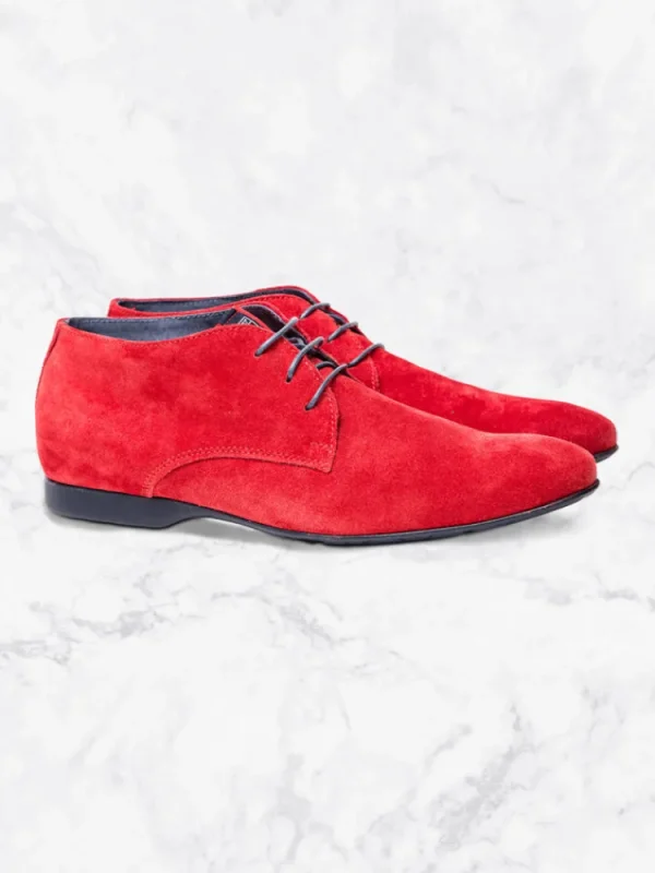 Palenzo Accessoires Et Chaussures | Souliers & Sneakers | Souliers derby montantes - Rouge