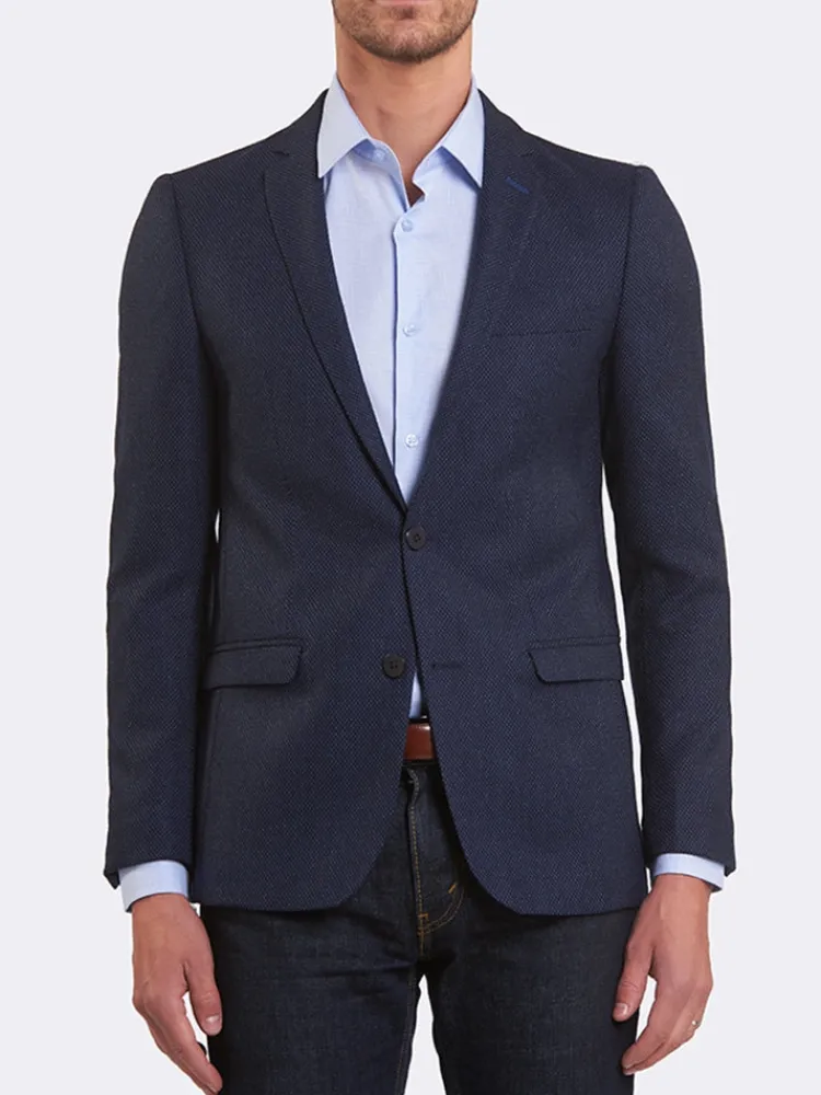 veste_slim_fit__bleu_2-1.webp Palenzo Prêt-à-porter | Vestes & Blazers | Veste slim fit - Bleu