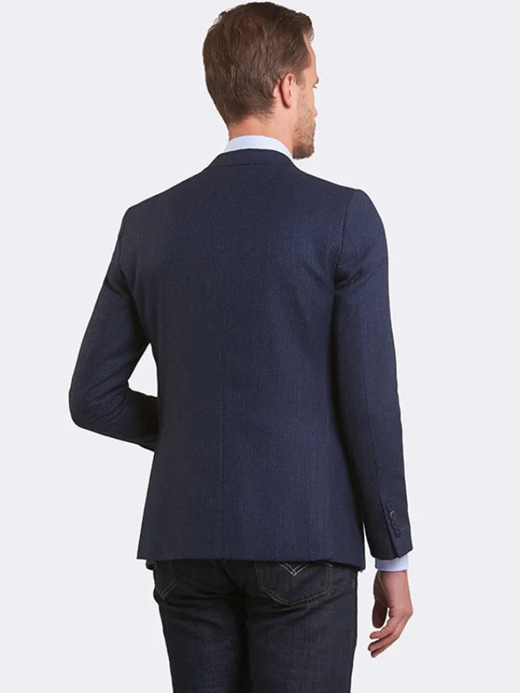 veste_slim_fit__bleu_4.webp Palenzo Prêt-à-porter | Vestes & Blazers | Veste slim fit - Bleu